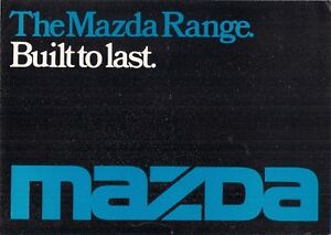 Mazda Range 1976-77 UK Market Foldout Brochure 1000 1300 818 616 929 B1600 