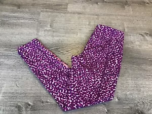 Reebok Youth Girls Fitted Stretch Leggings Moisture Control Size 14/16 XL Pants - Picture 1 of 8