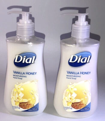 2 ea 7,5 FL oz. Jabón de manos hidratante de miel de vainilla líquido ea Dial-NUEVO-ENVÍO N24HRS Foto 1 de 4