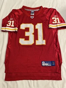 Vintage Kansas City Chiefs NFL Priest Holmes Jersey #31 Reebok Youth L (14-16) - Picture 1 of 5