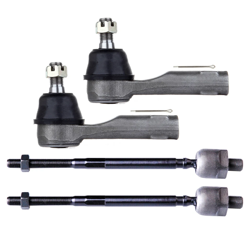 4PCS Suspension Outer Inner Tie Rod End Kit For 1987-1990 Nissan Pulsar - Imagem 1 de 1