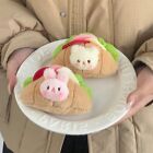 PP Cotton Bread Plush Toy Pink Rabbit Animal Keychain  Schoolbag