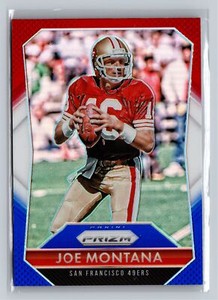 2015 Panini Prizm #16 Joe Montana  Red, White, and Blue Prizm