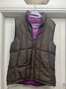 Fat Face 16 Brown Padded Quilted Body warmer Gilet 16 VGC