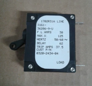 Qty. 1 AIRPAX IUG1-36286-9-U Sensata Circuit Breaker - Picture 1 of 3