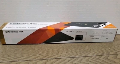 Alfombrilla de ratón para juegos SteelSeries QcK Edge de tela tamaño mediano 12,6 x 10,6 pulgadas nueva Foto 1 de 4