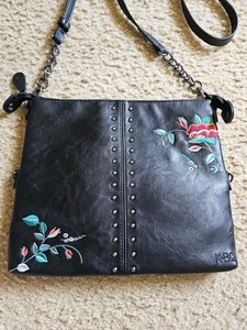 K&BO the Stevie Embroidered Crossbody, Travel Bag, Floral Purse, Clutch - Picture 1 of 15