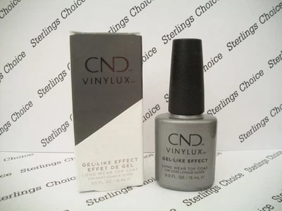 Capa superior de larga duración efecto gel CND Vinylux Foto 1 de 3