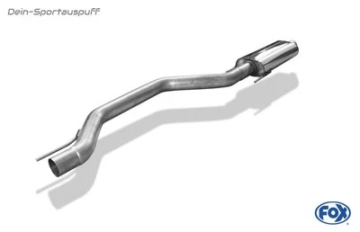 Fox Silenciador De Acero Inoxidable Para Opel Signum 2.0L - Imagen 1 de 2