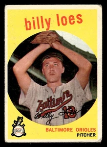 1959 Topps #336b Billy Loes - GD-VG *TedsCardShack* - Picture 1 of 2