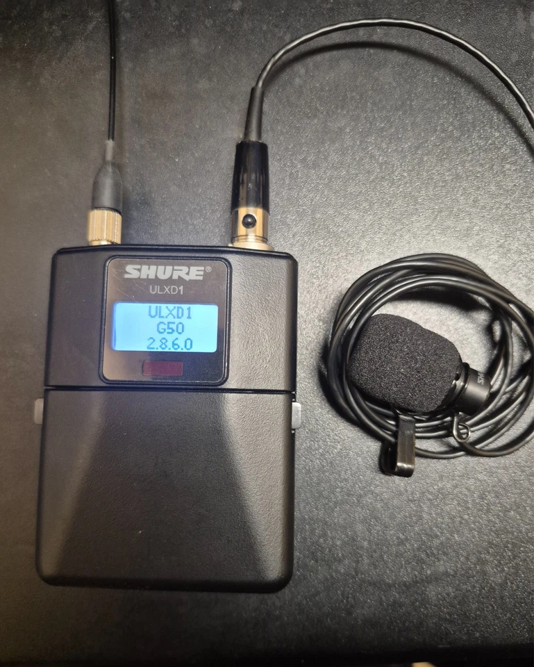 Shure ULXD1 G50 Band 470-534 MHz Wireless Bodypack Mic Transmitter  - Image 1 of 1
