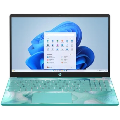 HP 15-fd0105ds 15.6" Touch Intel N100 0.7GHz 4GB DDR4 128GB UFS W11H Laptop - Image 1 of 3