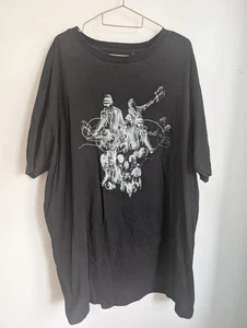 Kam Jeanswear Black Short Sleeve Rock Band T-shirt Size 4XL (T3) - Picture 1 of 8