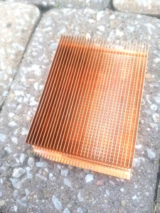 3.5"x2.5"x0.9" 1 lb. Disipador de calor de transferencia de calor de 32 aletas de cobre puro - Imagen 1 de 4