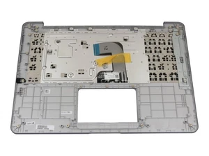 Clavier d'origine Asus 13N1-3ZA0111 avec top case FR (allemand) noir/gris - Photo 1/2