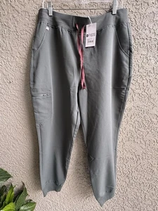 Pantalones Médicos Figs Zamora Jogger Cintura Alta Cremallera Bolsillo Musgo Verde Para Mujer XL -NUEVOS CON ETIQUETAS - Imagen 1 de 3