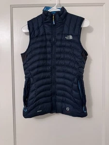 The North Face Summit Series 800 Quilted Down Puffer Vest Women's XS Navy - Picture 1 of 10