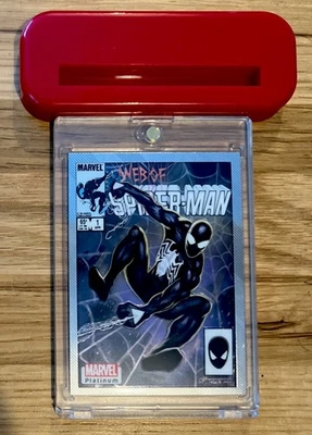 2024 UPPER DECK  Marvel Masterpieces Platinum COVER VARIANT WI83 SPIDER-MAN Case - Image 1 of 3