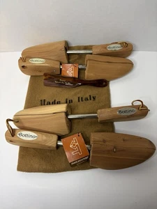 Vintage (2) Sets Bottino Italienische Zeder Schuhhalter - Bild 1 von 3