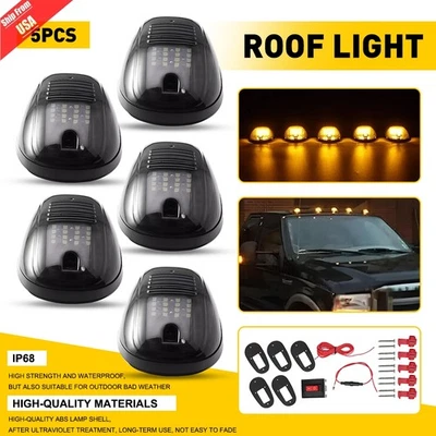 Luz ámbar techo cabina LED delantera para Dodge RAM Promaster 1500 2500 3500 2014-2023 Foto 1 de 4