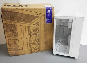 NZXT H9 Flow ATX Mid-Tower PC Case with Dual Chamber - White - Picture 1 of 9