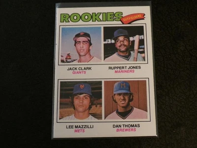 1977 Topps #488 Jack Clark RC ¡Novato! ¡GIGANTES! Foto 1 de 2