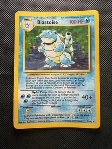 1999 Pokémon Blastoise Base Set Holo #2/102 HP - Picture 1 of 2