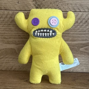 Fuggler Funny Ugly Monster Grumpy Grumps Yellow Soft Toy - Picture 1 of 2