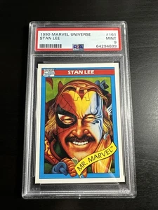 1990 Impel Marvel Universe Series 1 - Stan Lee Rookie #161 - PSA 9 (JC004) - Picture 1 of 2