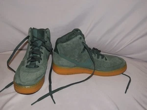Zapatillas altas Nike Air Force 1 gamuza verde talla - Imagen 1 de 6