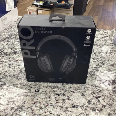 Logitech G PRO X Black Over-Ear Headset - Image 1 of 4