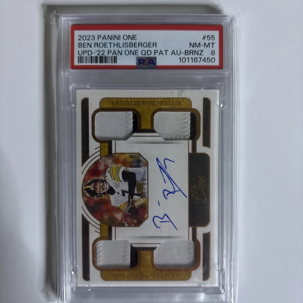 Panini Ben Roethlisberger Football Autographed Sports Trading
