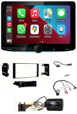 Kenwood Lenkrad USB DAB Bluetooth Autoradio für Nissan Micra 13-17 schwarz - Bild 1 von 4