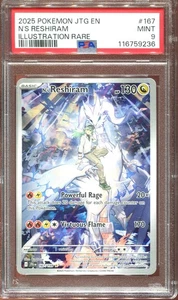 N's Reshiram Pokemon PSA 9 Viaggio Insieme come nuovo 167 - Foto 1 di 6