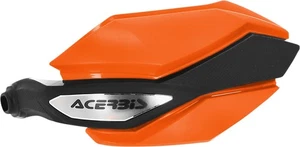 Acerbis Argon Handguards Gloss Orange Black Pair 2929431008 - Picture 1 of 2