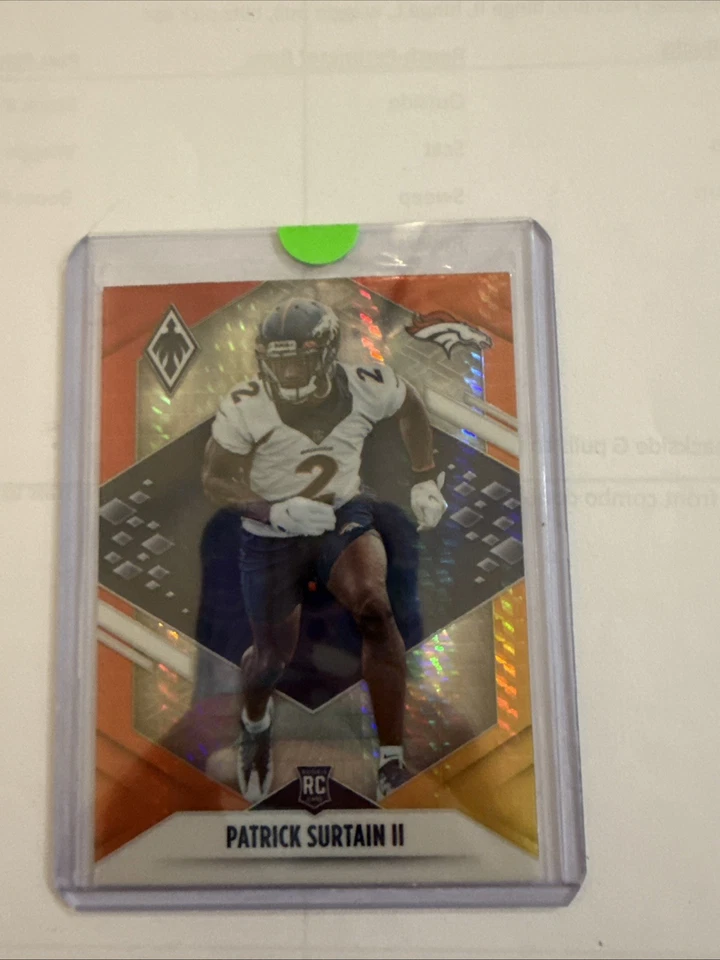 2021 Panini Phoenix - Patrick Surtain II Fire Burst So (RC) - Image 1 of 2