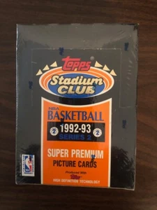 1992-93 TOPPS STADIUM CLUB BOX!! SERIE 2 GIORDANO!! SHAQ ROOKIE! SQUADRA BEAM! BELLO! - Foto 1 di 5