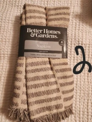 Better Homes & Gardens Cloth Napkins 2-4 Packs 19 X 19 NEW - Image 1 of 4