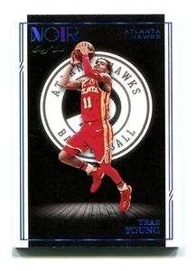 Baloncesto Panini Noir Trae Young Platinum 2020-21 1/1 edición One of One Icon - Imagen 1 de 6