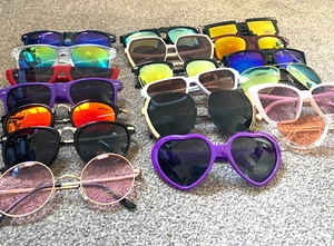 Gafas de sol UV400 pulidas a mano de gran tamaño para mujer dama - Imagen 1 de 3