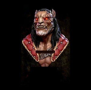 1/10 Lion Armor Jungle King Bust Resin Figure Model Kit Unassembled Unpainted - Picture 1 of 4