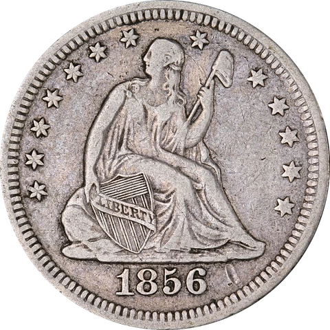 1856-P Seated Liberty Quarter Great Deals From The Executive Coin Company Cover
