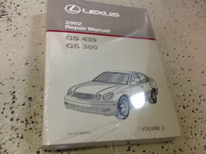 2002 Lexus GS430 GS300 Servicio Tienda Reparación Manual Volumen 2 Solo Fábrica - Imagen 1 de 4