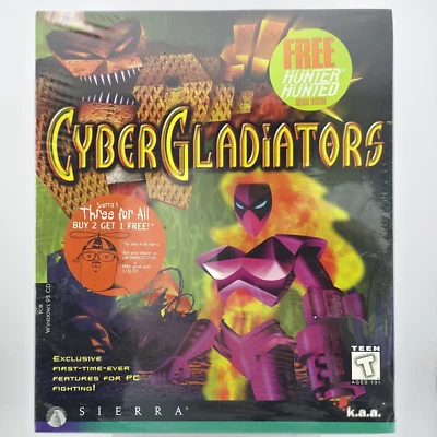 CyberGladiators, 1996, Big Box, New & Sealed - Image 1 of 4