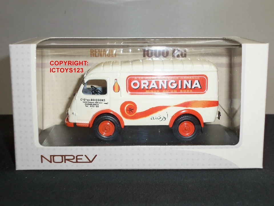 NOREV 518551 RENAULT FOURGON ORANGINA DIECAST MODEL DELIVERY TRUCK VAN - Image 1 of 1