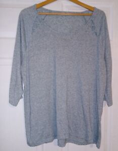 Harmony Balance Shirt Womens 2X Faded Blue Half Sleeve