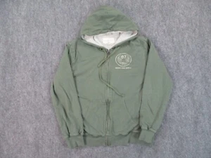 Denim & Supply Ralph Lauren Hoodie Mens Large Military Green Lined Full Zip - Picture 1 of 9