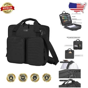 Large Capacity 4" 3-Ring Zipper Binder with Handle, Perfect for School & Office - Picture 1 of 9