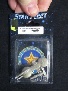 VTG 1999 ADB STAR FLEET STAR TREK MINIATURES GORN BATTLE DESTROYER # 0617 NOS - Picture 1 of 4