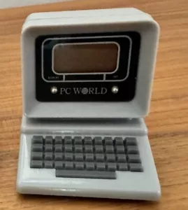 Vintage 1970/80s PC World Mini Desk Top Computer Digital Clock - Untested - Picture 1 of 1
